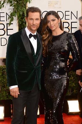 Matthew McConaughey and wife Camila Alves.