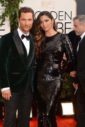 Matthew McConaughey and wife Camila Alves.