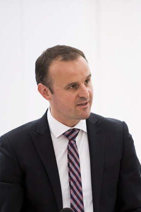 ACT Treasurer Andrew Barr.