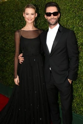 Adam Levine and Behati Prinsloo.