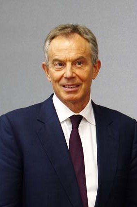 Former British Prime Minister Tony Blair.