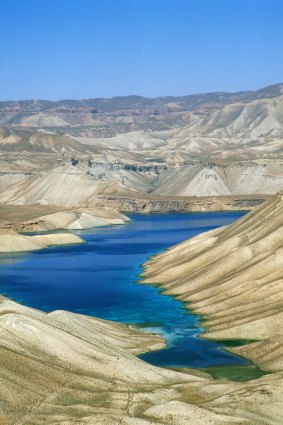 The startling hues in the lakes of Band-i-Amir, Afghanistan.