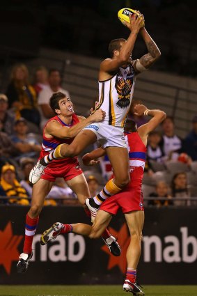 Sorry Dogs fans, but this was a highlight of what was a tremendously engaging pre-season clash. Lance Franklin ended with five goals.