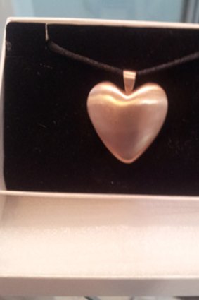 Stolen locket containing loved one's ashes.