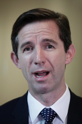 Education Minister Simon Birmingham.