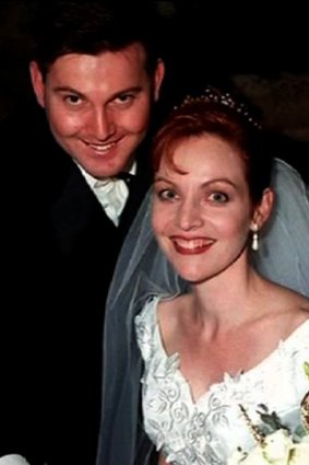 Gerard and Allison Baden-Clay on their wedding day.