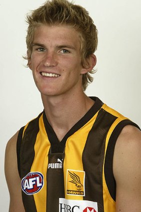 Shaun Bergin was drafted by Hawthorn in 2003.