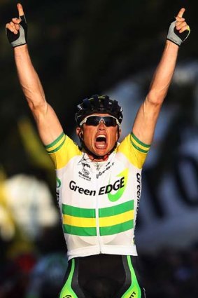 "To win Milan-San Remo in the national champion's jersey and to lead the world rankings, and also [for GreenEDGE] to win a team time trial, they couldn't actually do much more than that" ... Cadel Evans on Simon Gerrans and GrenEDGE's recent success.