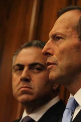 Tony Abbott and Joe Hockey.