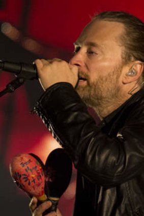 Lead singer of Radiohead, Thom Yorke.