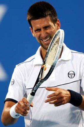 Flying start &#8230; Novak Djokovic won the final in straight sets.