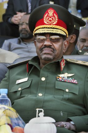 Sudanese President Omar Hassan al-Bashir, who faces an arrest warrant for war crimes in Darfur, issued by the International Criminal Court.