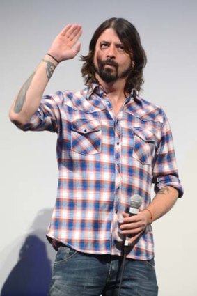 Dave Grohl speaks at the Q&A for <em>Sound City</em> at South By Southwest 2013.