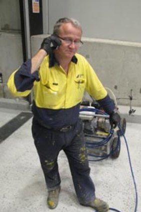 Andrew Perryn, from Linemarkers South East Qld, was left with a steep bill when his phone company went bust.