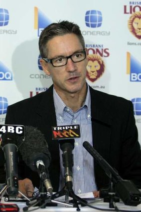 Brisbane Lions Chairman Angus Johnson.