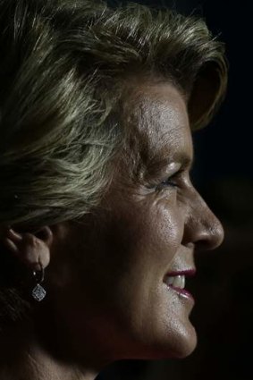Julie Bishop: Australia's first female foreign affairs minister.