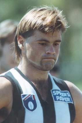 Terry Keays at Collingwood in 1990.