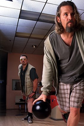 Dude! John Goodman and Jeff Bridges in a scene from <i>The Big Lebowski</i>.