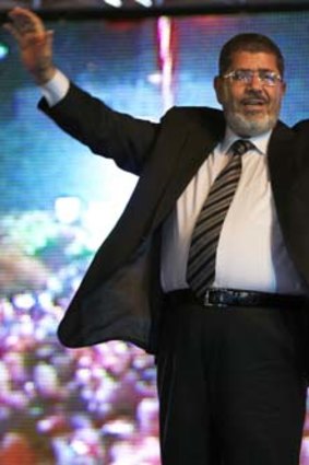 Mohammed Mursi ... under examination.
