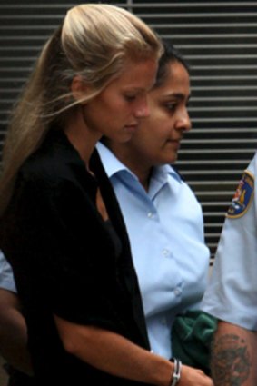 Lindstrom is led to jail after being sentenced in 2007.