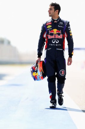 Setting his own course: Daniel Ricciardo.