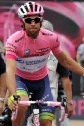 Canberra's Michael Matthews held the pink jersey, the Giro's overall leader's jersey, for six days. 