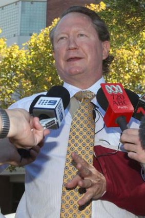 Andrew Forrest &#8230; acted ''reasonably and honestly'', says barrister.