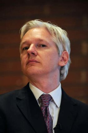 Julian Assange &#8230; star billing.