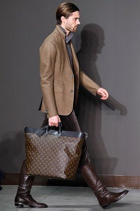 Designer menswear ... Louis Vuitton sells shoes, bags and clothes to the male market.