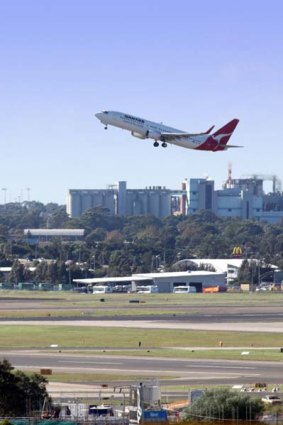 Poor rating . . . Sydney ranks last of the five major airports.