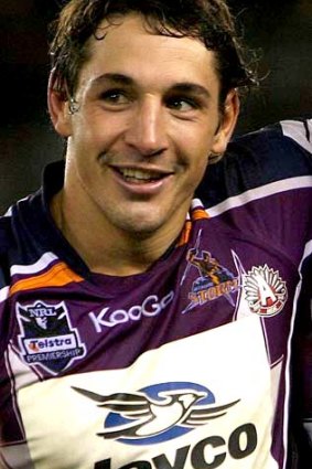 Big loss ... Billy Slater may have to move on from Melbourne.