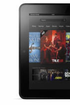New generation: Amazon's Kindle Fire tablet.