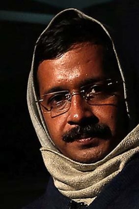 Delhi's Chief Minister Arvind Kejriwal, chief of the Aam Aadmi (Common Man) Party.