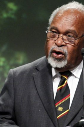 Papua New Guinea's former Prime Minister Sir Michael Somare.
