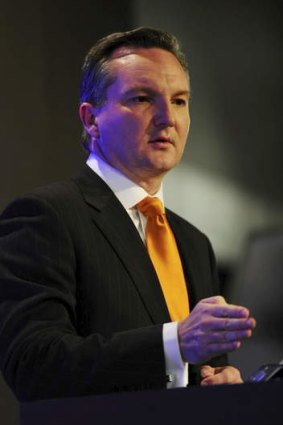 Treasurer Chris Bowen: "A lot of huff, a lot of puff, a lot of bluster; a lot of blowing, no date".