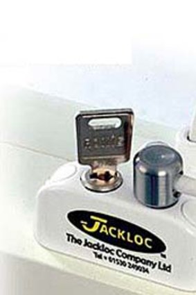 Staying safe: The Jackloc safe window system, $35.