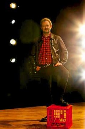 Andrew Upton on stage at the Sydney Theatre Company.