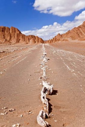 Death Valley in the Atacama Desert.