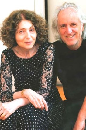 New Yorkers: David Rankin and Lily Brett.