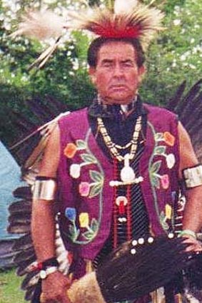 Walt's father in tribal garb.