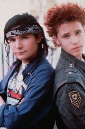 Corey story … Corey Feldman (at left) and Corey Haim, who battled drug addiction until his death in 2010.