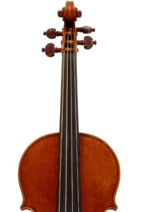 A 1721 Stradivari violin.
