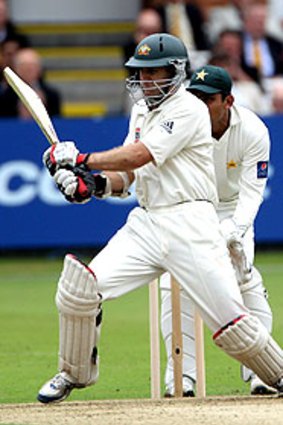 Simon Katich made the most of an early reprieve to top-score for Australia with 80.