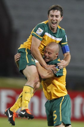 The Socceroos will be looking to young talents like and Thomas Oar, left, and Marc Warren.