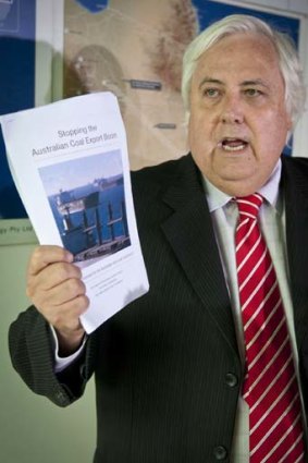 Conspiracy theories ... Clive Palmer.