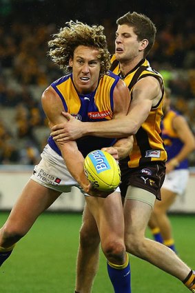 West Coast star Matt Priddis, who like Mitchell has a distinctive mop of hair, was also overlooked in several national drafts.