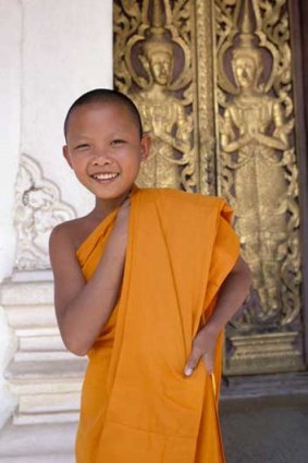 A young monk at Lampang.