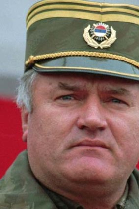 Commander Ratko Mladic in 1995.