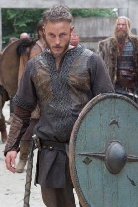 Travis Fimmel stars as warrior Ragnar Lothbrok in <i>Vikings</i>.