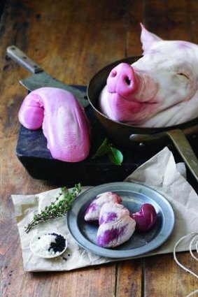Twist and snout ... heart, tongue and even pig's head can all be used and enjoyed by clever cooks.